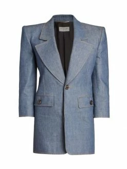 Budget ⭐ Saint Laurent Denim Blazer Minidress 🔥