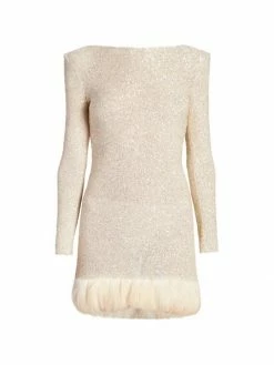 Cheap 😀 Saint Laurent Knot-Back Knit Minidress ❤️