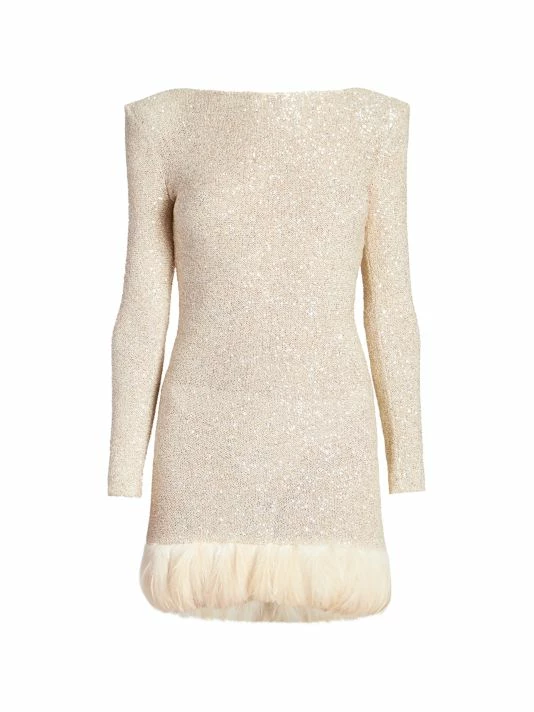 Cheap 😀 Saint Laurent Knot-Back Knit Minidress ❤️