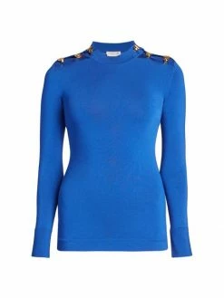 Brand new ✨ Saint Laurent Hardware Shoulder Sweater 🌟