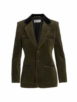 Flash Sale 🔥 Saint Laurent Corduroy Cotton Blazer 😀
