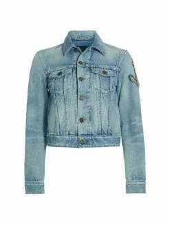 Outlet 🥰 Saint Laurent Boyfriend Denim Jacket 😀