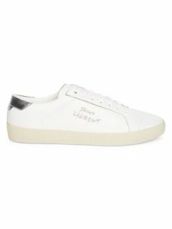 Cheap 🌟 Saint Laurent Court Classic Low-Top Leather 👟 Sneakers For Men 🔥