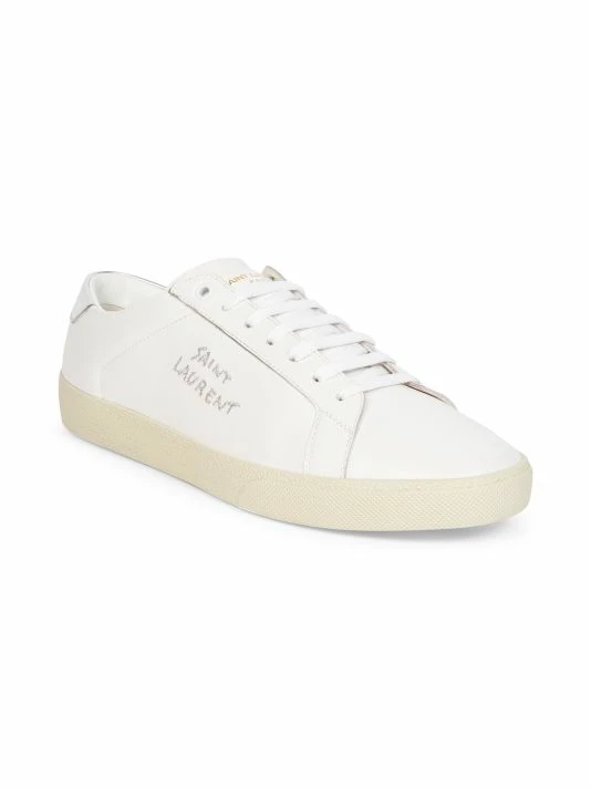 Cheap 🌟 Saint Laurent Court Classic Low-Top Leather 👟 Sneakers For Men 🔥 - Image 2