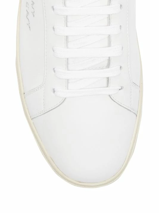 Cheap 🌟 Saint Laurent Court Classic Low-Top Leather 👟 Sneakers For Men 🔥 - Image 4