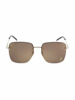 Top 10 😉 Saint Laurent Monogram 58MM Square 👓 Sunglasses ⭐
