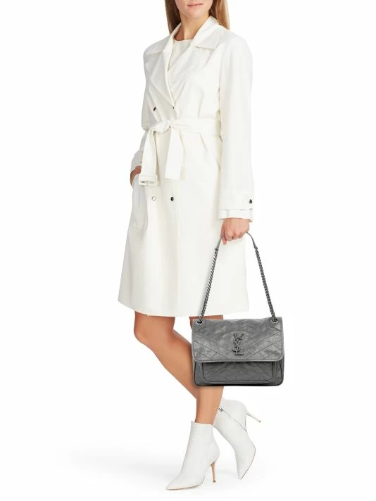 Budget ✨ Saint Laurent Medium Niki Leather Shoulder Bag Pebble ✨ - Image 2