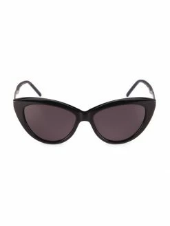 Best reviews of 🛒 Saint Laurent Monogram 55MM Cat Eye 👓 Sunglasses 😉