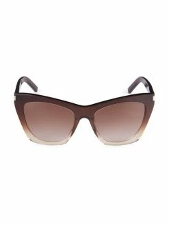 Buy 💯 Saint Laurent New Wave Kate 55MM Cat Eye 👓 Sunglasses 🧨