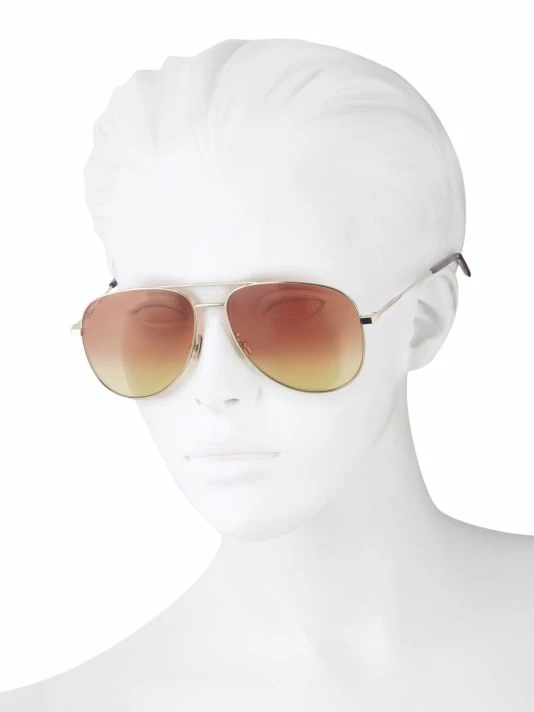 Hot Sale ๐ Saint Laurent Classic 11 59MM Aviator ๐ Sunglasses ๐ - Image 4