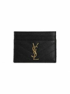 Discount 👏 Saint Laurent Monogram Matelassé Leather Card Case 🔥
