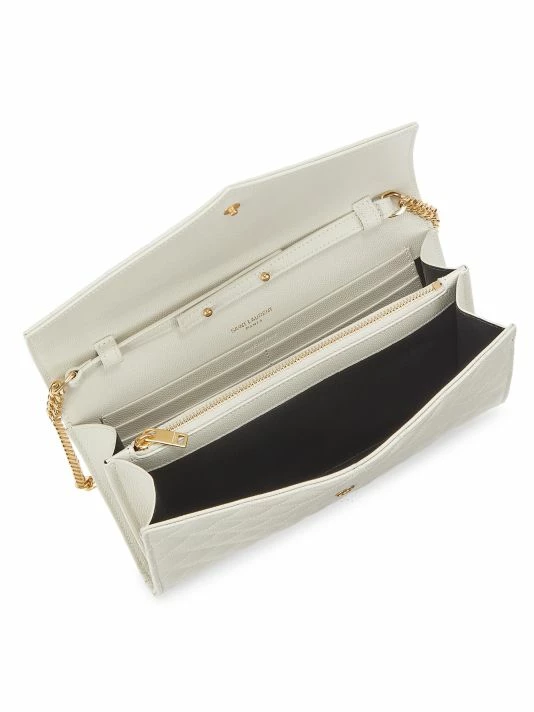 Flash Sale 🎁 Saint Laurent Envelope Monogram Matelassé Leather Wallet-On-Chain Nero 😍 - Image 3