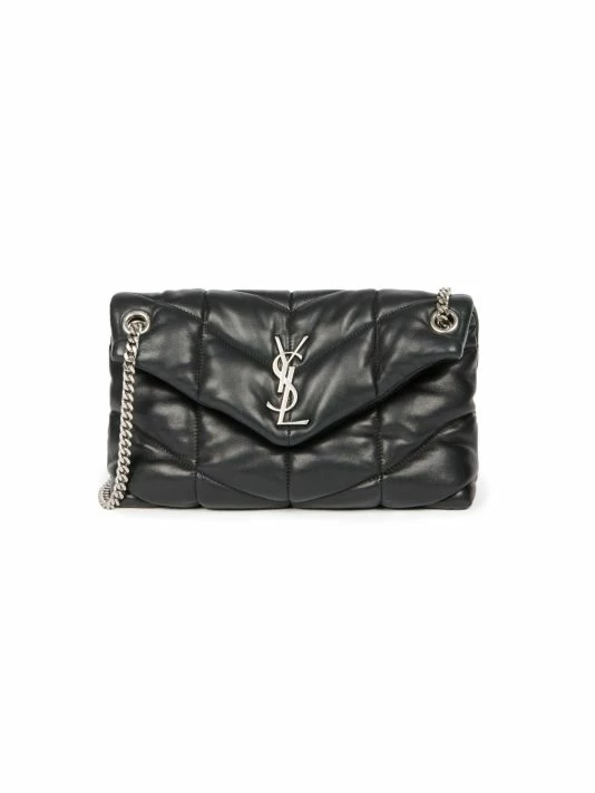 Promo 🎉 Saint Laurent Small Loulou Puffer Leather Crossbody Bag Blanc Vintage 🎉 - Image 6