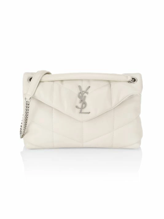 Promo 🎉 Saint Laurent Small Loulou Puffer Leather Crossbody Bag Blanc Vintage 🎉 - Image 7
