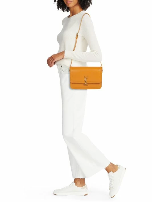 Best reviews of 😀 Saint Laurent Medium Solferino Monogram Leather Crossbody Bag Nero ⌛ - Image 2