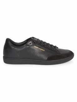 Top 10 ❤️ Saint Laurent Court Classic Perforated Leather 👟 Sneakers For Men 😍