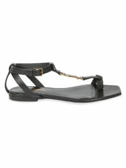 Top 10 ✔️ Saint Laurent Cassandra Leather Toe-Loop 🩴 Sandals 🛒