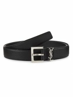Cheap 🛒 Saint Laurent YSL Monogram Leather Belt For Men ⭐