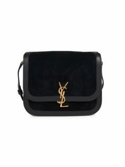 Deals 👍 Saint Laurent Sue Suede & Leather Shoulder Bag 🤩