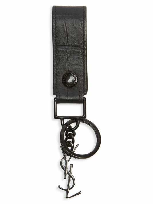 Coupon 🤩 Saint Laurent Monogram Leather Keyring For Men 👏 - Image 2