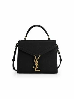 Best Sale ✨ Saint Laurent Mini Cassandra Leather Satchel Blanc Vintage ✨