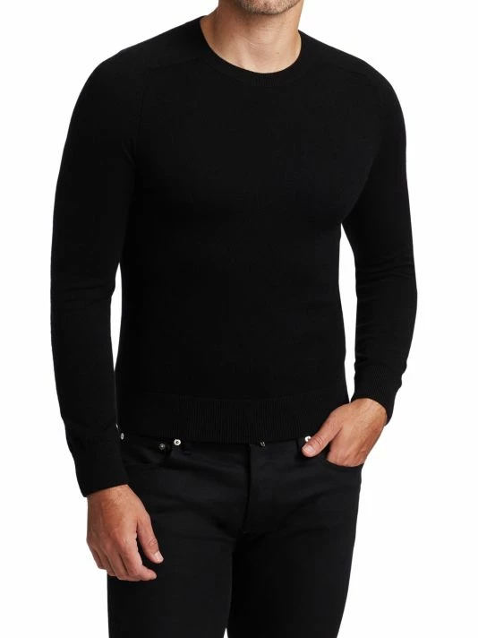 Best deal 🔥 Saint Laurent Crewneck Cashmere Sweater For Men 🎁 - Image 3
