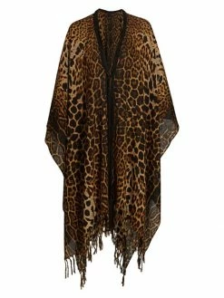 Deals 😀 Saint Laurent Leopard Poncho 😉