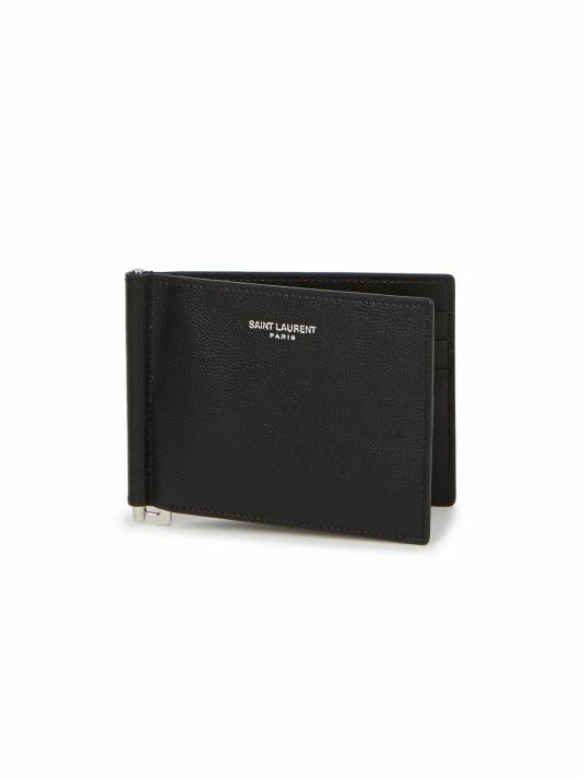 New ✨ Saint Laurent Grain Leather Bifold Wallet For Men 😉