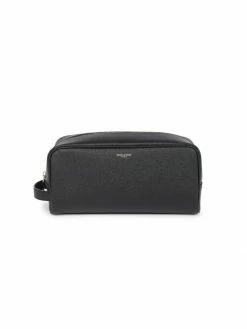 Coupon 🔔 Saint Laurent Leather Toiletry Case 😉