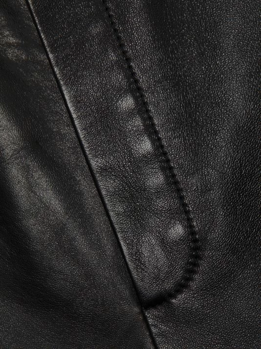 Coupon 🎁 Saint Laurent Leather Bermuda Shorts 🎁 - Image 6