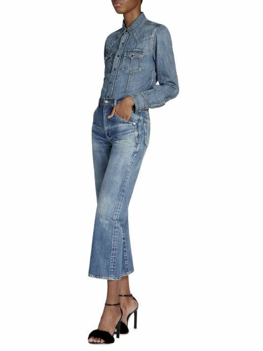 New ⌛ Saint Laurent 70s Cropped 👖 Jeans 😀 - Image 2