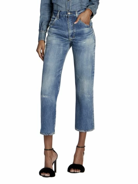 New ⌛ Saint Laurent 70s Cropped 👖 Jeans 😀 - Image 3