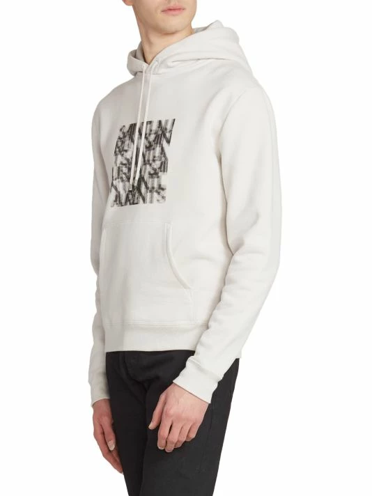 Coupon 😀 Saint Laurent Logo Cube Graphic Hoodie For Men ✨ - Image 4