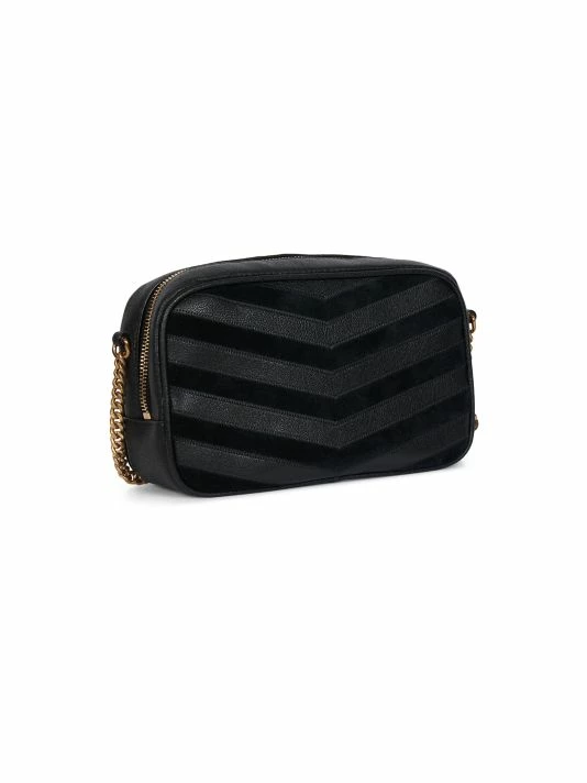Flash Sale ๐ Saint Laurent Mini Lou Chain Chevron Leather & Suede Bag ๐ฅ - Image 4
