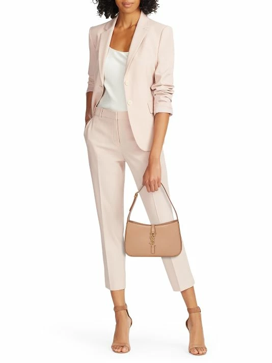 Outlet 🔥 Saint Laurent Petite Le 5 A 7 Leather Hobo Bag ❤️ - Image 2