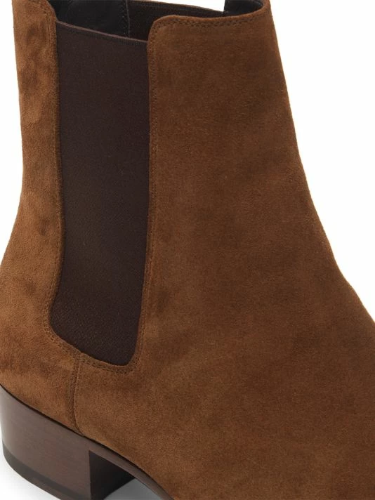Cheapest ❤️ Saint Laurent Wyatt Suede Chelsea 🥾 Boots For Men 👏 - Image 6