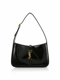 Flash Sale 🌟 Saint Laurent Le 5 À 7 Patent Leather Hobo Bag 🥰