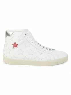 Wholesale 🌟 Saint Laurent California Star High-Top 👟 Sneakers For Men 🛒