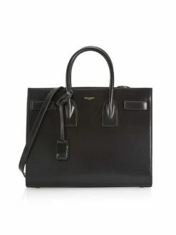Best reviews of ✔️ Saint Laurent Small Carryall Sac De Jour Leather Satchel Noir Noir 🥰