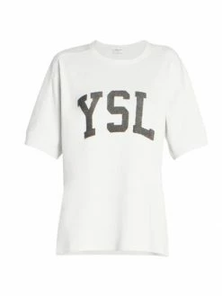 Buy 🔥 Saint Laurent YSL Logo T-Shirt 🧨