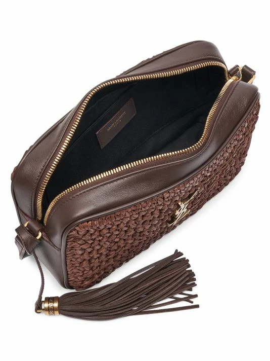 Deals โจ Saint Laurent Lou Raffia Camera Bag Beige โ๏ธ - Image 3