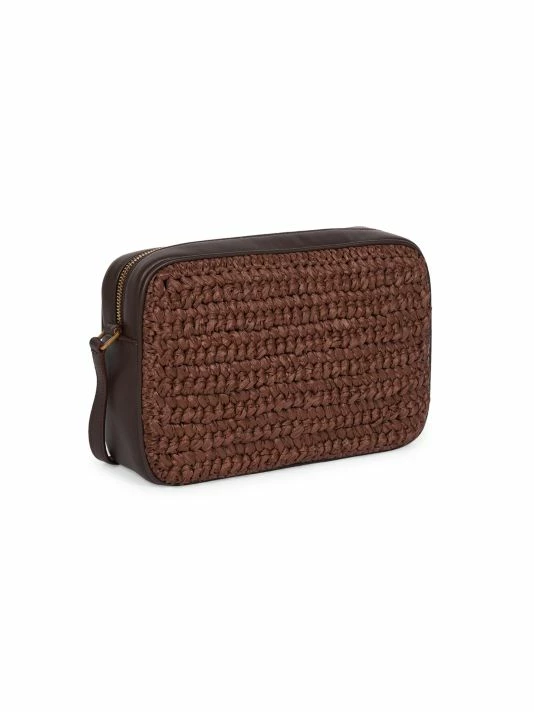 Deals โจ Saint Laurent Lou Raffia Camera Bag Beige โ๏ธ - Image 4