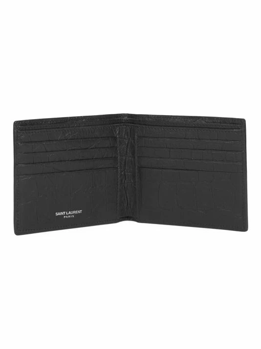 Cheap 😍 Saint Laurent Croc-Embossed Monogram Leather Wallet 😉 - Image 2