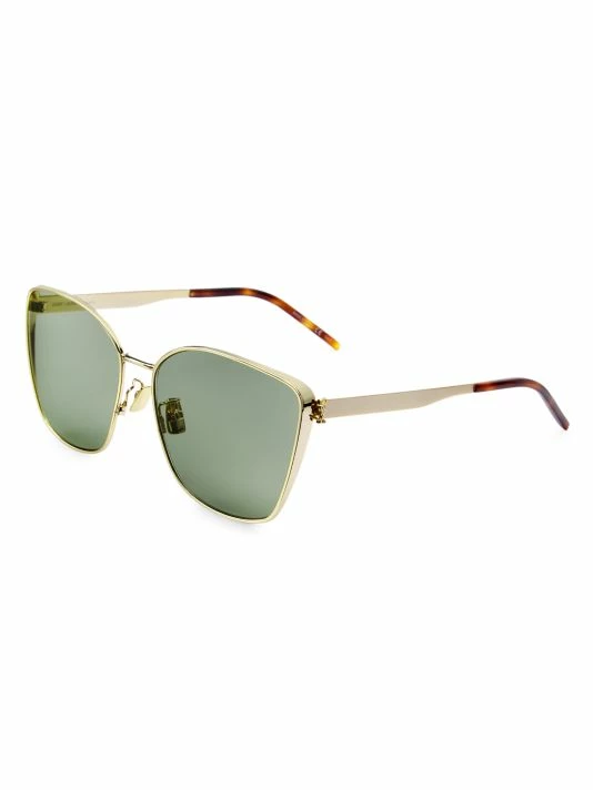 Wholesale 👍 Saint Laurent Monogram Metal Spoiler 62MM Cat Eye 👓 Sunglasses 💯 - Image 2