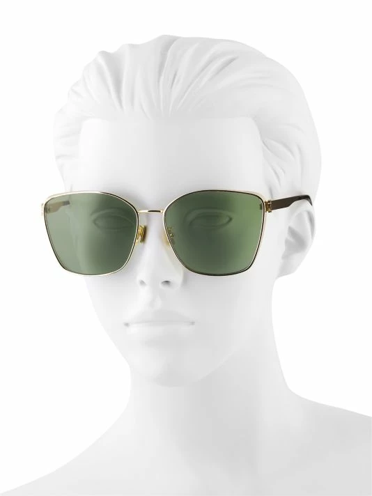 Wholesale 👍 Saint Laurent Monogram Metal Spoiler 62MM Cat Eye 👓 Sunglasses 💯 - Image 4