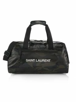Top 10 💯 Saint Laurent Camouflage Logo Duffle Bag For Men 😀