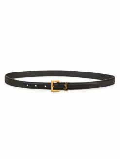 Buy 💯 Saint Laurent Monogram Leather Belt ⭐