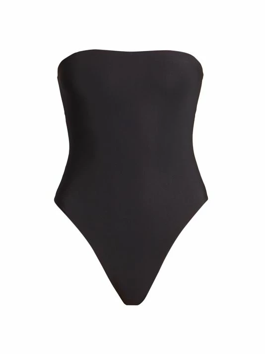 Discount ๐ Saint Laurent Strapless High-Cut One-Piece ๐ฉฑ Swimsuit Noir ๐ฏ - Image 3
